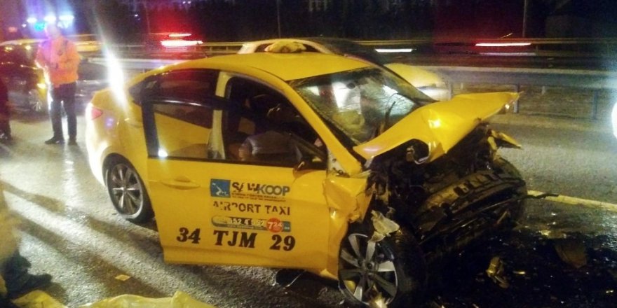 TEM otoyolunda feci kazada taksi şoförü öldü
