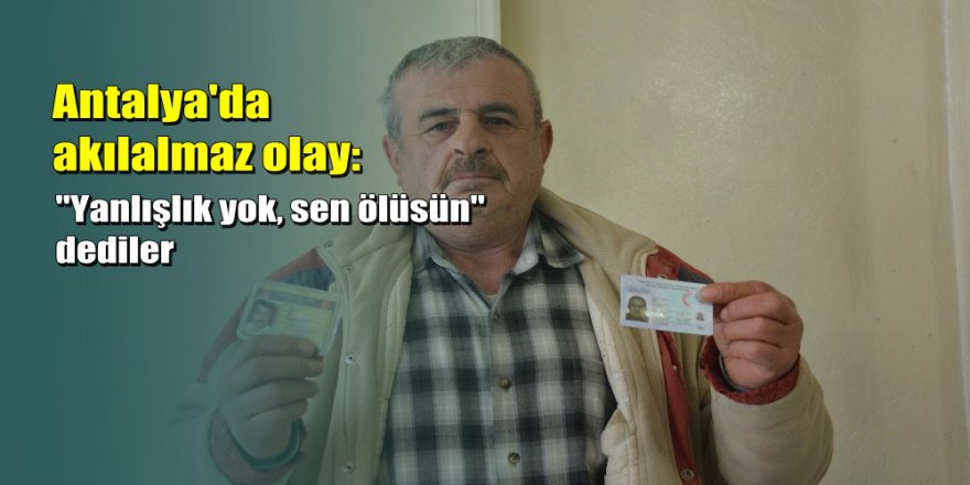 Ehliyeti için gittiği için nüfus müdürlüğünde şok oldu