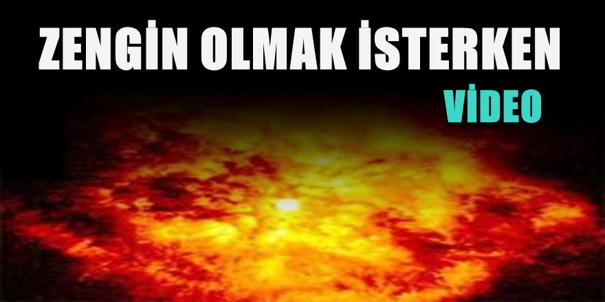 Konya'da definecilerin elinde bomba patladı