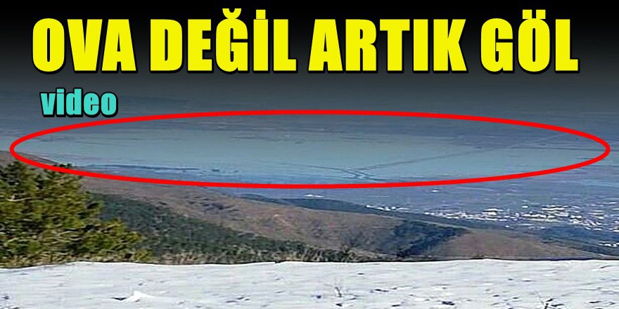 Amik Ovası sular altında