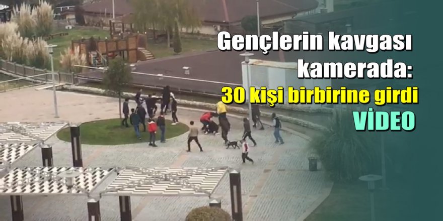 Denizli'de liseli iki grup arasında kavga