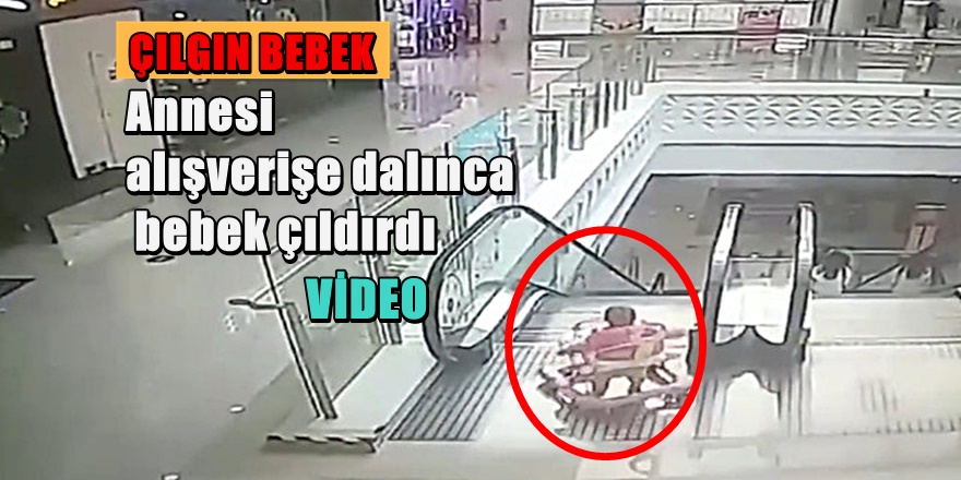 Çılgın bebeğinin yürek hoplatan görüntüleri