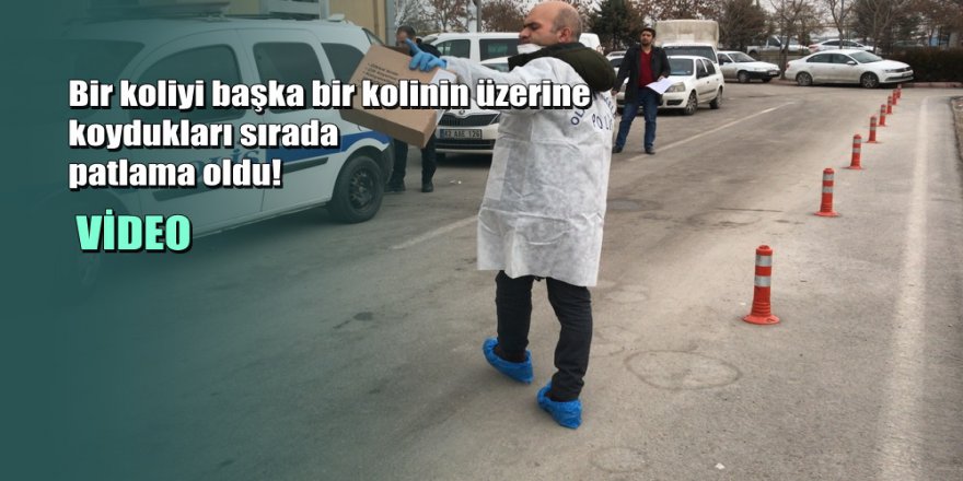 Konya'da PTT’de koli patladı