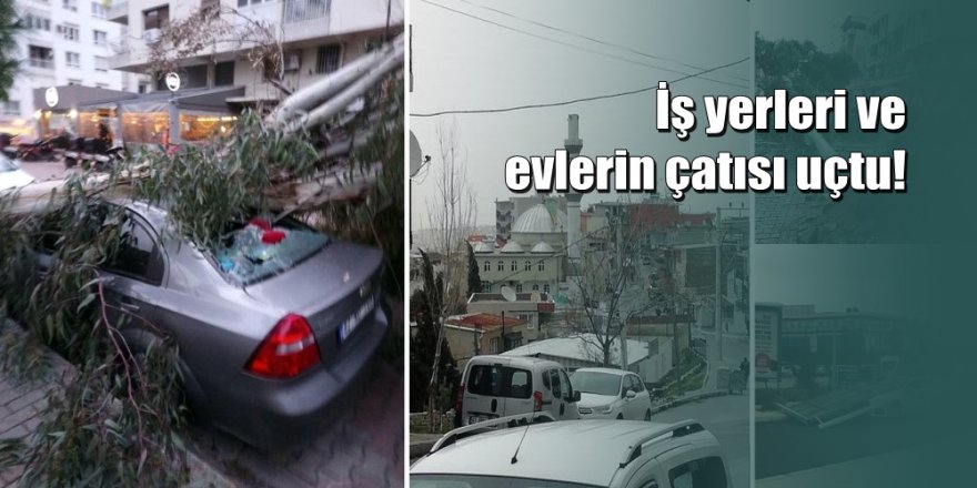İzmir’i fırtına vurdu, kentte alarm verildi