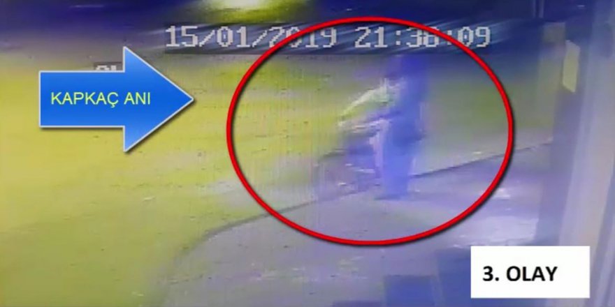 Gaziantep'te kapkaç çetesi kameraya yakalandı