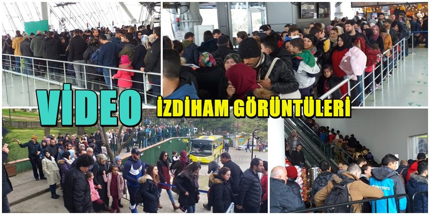 Bursa'da fiyatlar yarıya düşünce izdiham oldu