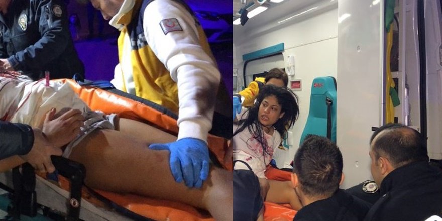 Bursa'da sevgilisine kızan genç kadın karnına bıçak sapladı